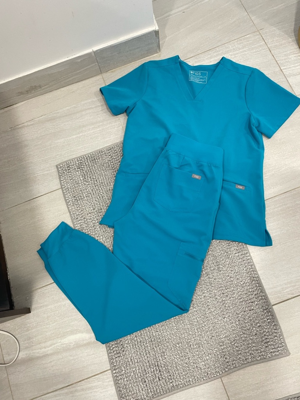 Figs Scrub Set technical collection medium  tall cuffed hem 31” inseam